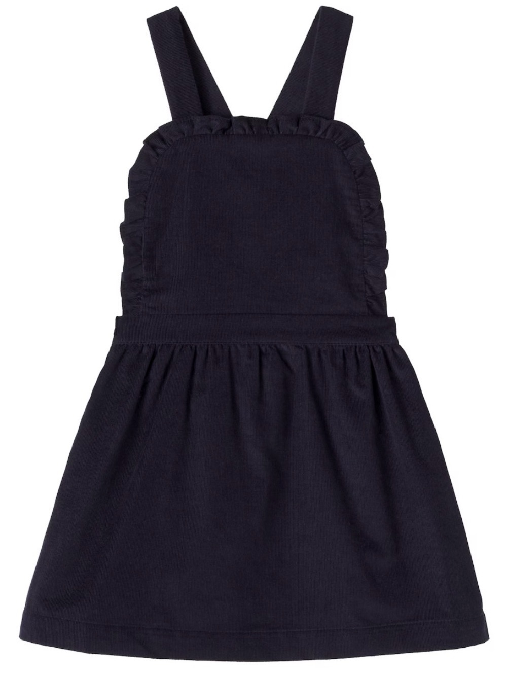 💙 La Coqueta Alexis Navy Corduroy Pinafore Dress NWT 3T